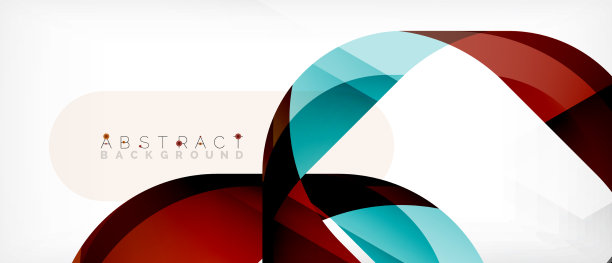 抽象的带有重叠波的正方形形状图片下载