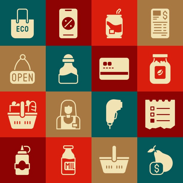 为梨购物单咖啡罐设置价格标签图片下载