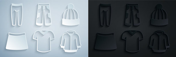 套装t恤，冬天的帽子，裙子，连帽衫，裤子和图片下载