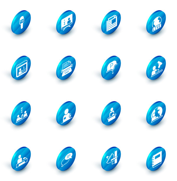 设置电视报道新闻现场信息图片下载