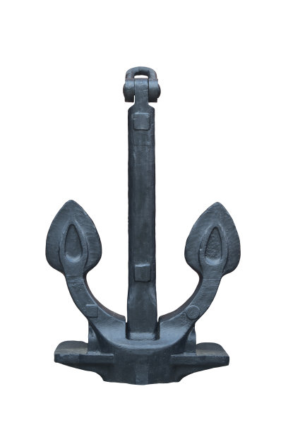 软钢船锚。图片下载