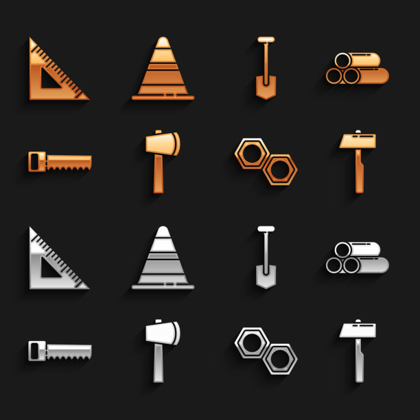 集木斧工业金属管锤图片下载