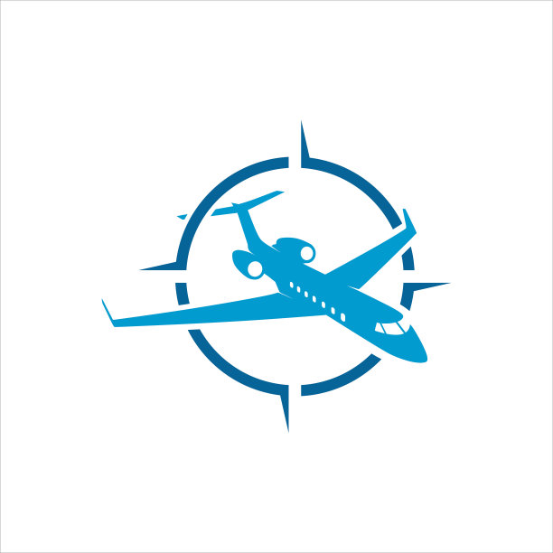 飞机导航矢量模板图片下载