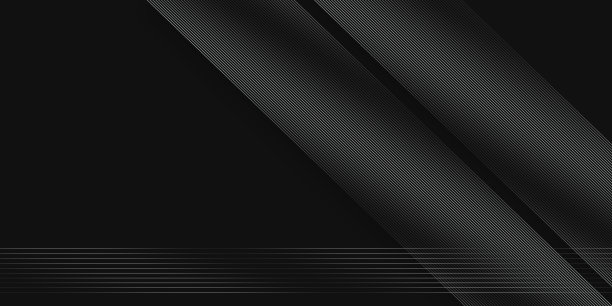 黑色背景与抽象的线条封面，横幅，海报，广告牌图片下载