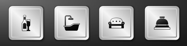 将香槟瓶与玻璃浴缸，沙发和图片下载