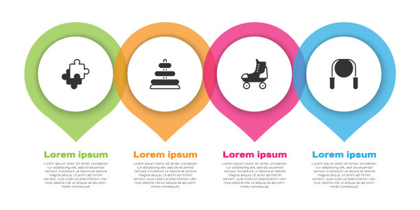 集拼图、玩具金字塔、旱冰鞋和图片下载