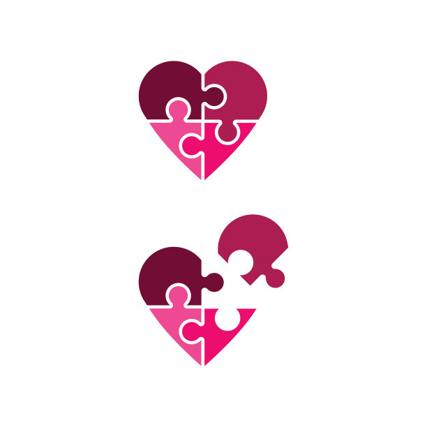 拼图矢量插图设计图片下载