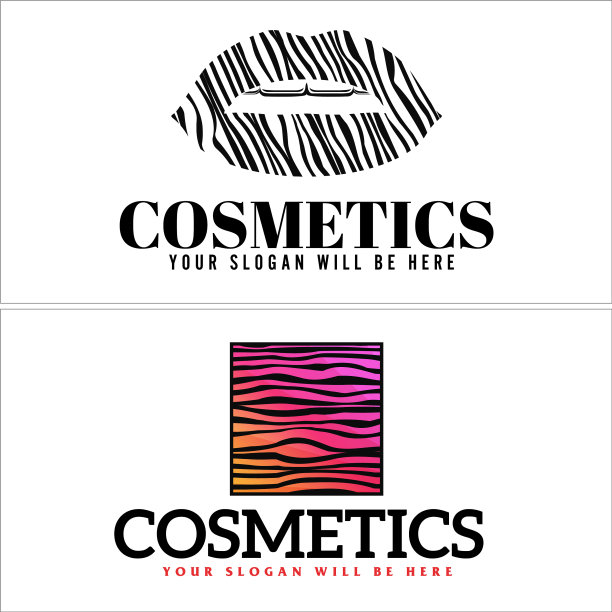 美容化妆品店标识设计图片下载
