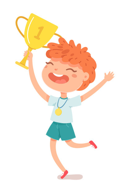 小童获金奖及奖杯图片下载