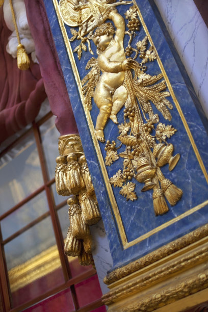 德国柏林的华丽装饰和镀金图片下载