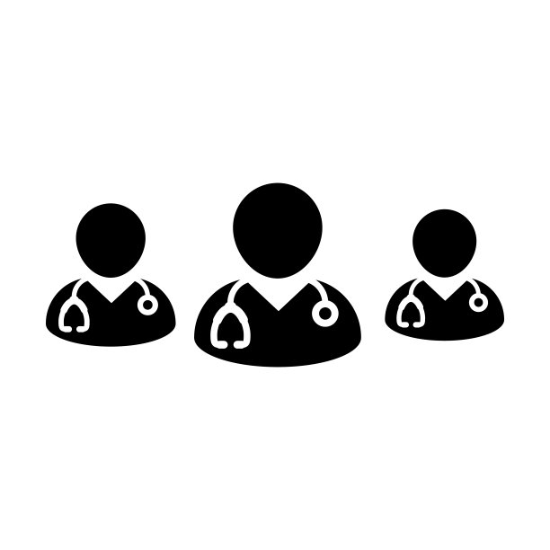 外科医生图标向量组男性医生的个人简介头像，用于医疗和健康咨询的象形文字图片下载