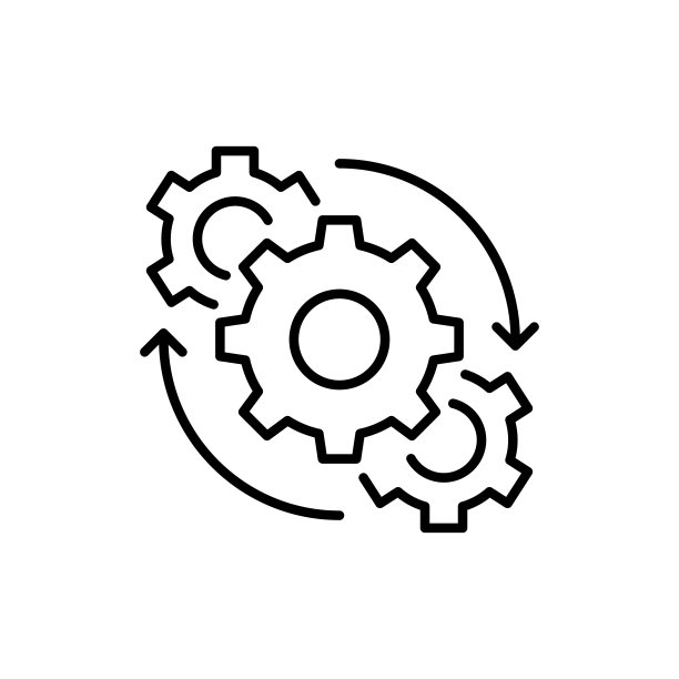 操作对齐矢量轮廓图标风格插图。EPS 10个文件图片下载