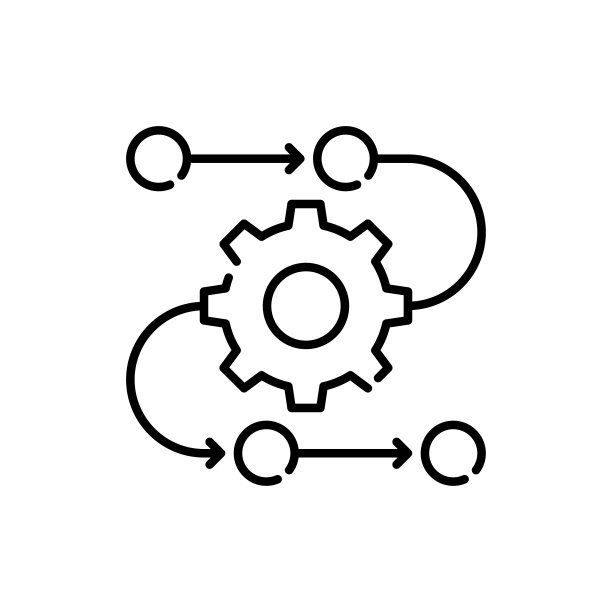 过程图矢量轮廓图标风格插图。EPS 10个文件图片下载