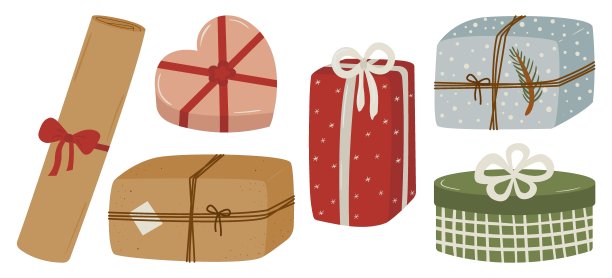 一套古老的复古蜡烛和灯笼在手绘风格。矢量插图的复古照明。Hygge家居设计元素。图片下载