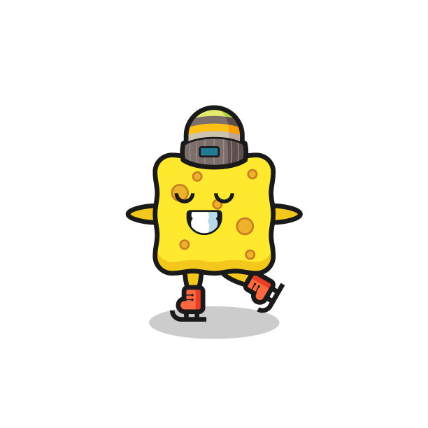 海绵卡通里的溜冰选手在做什么图片下载