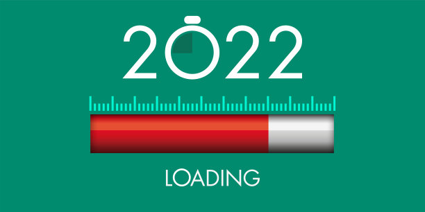 2022年贺卡下载新年概念。图片下载