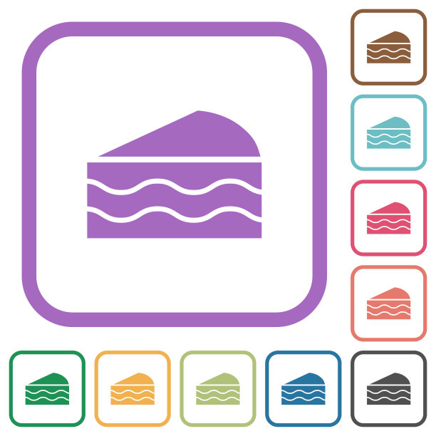 切片蛋糕简单的图标图片下载