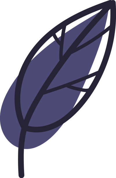 紫色的秋叶，有脉状的季节性叶图片下载