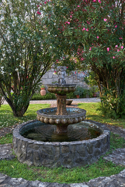 花园和喷泉图片下载