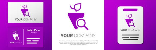 标志类型葡萄图标隔离在白色的背景图片下载