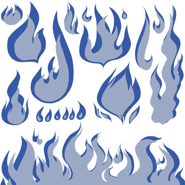 火焰和火焰插图集图片下载