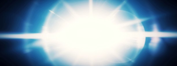 蓝色灯光照亮黑暗的插图图片下载