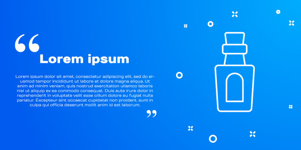 白线瓶与药水图标隔离图片下载