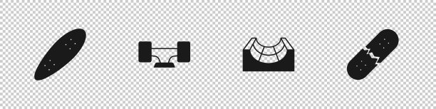 设长板或滑板轮图片下载