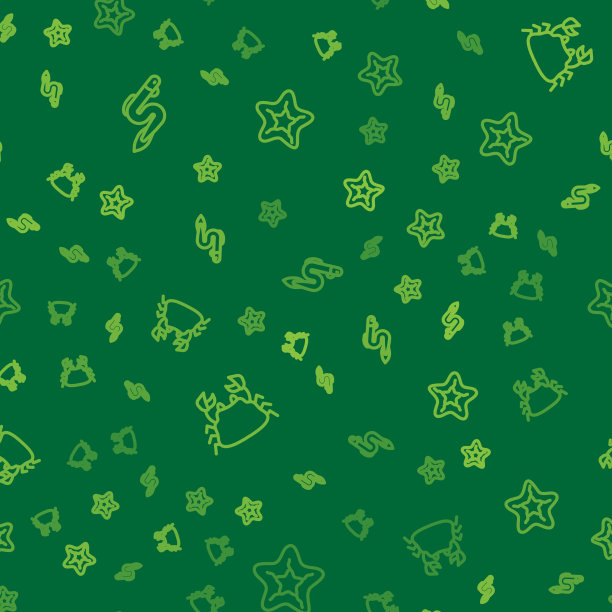 设置线鳗鱼、鱼、蟹、海星无缝对接图片下载