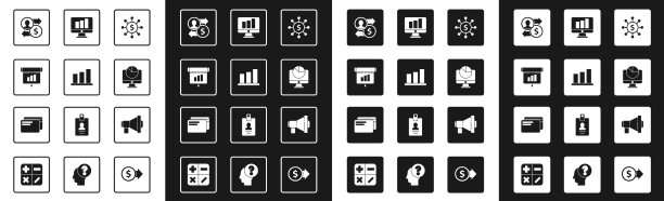 设置美元份额网络饼图信息图图片下载