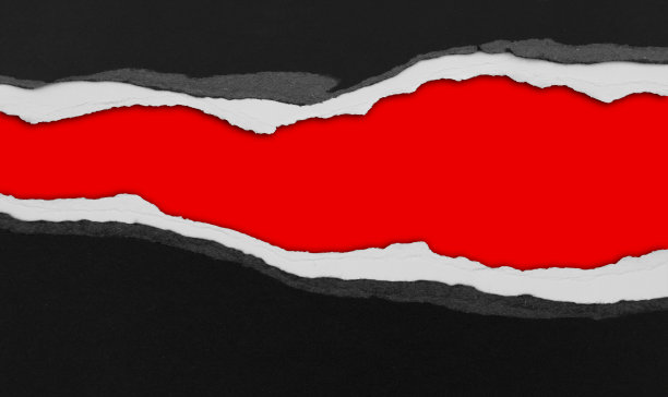 红色撕纸图片下载