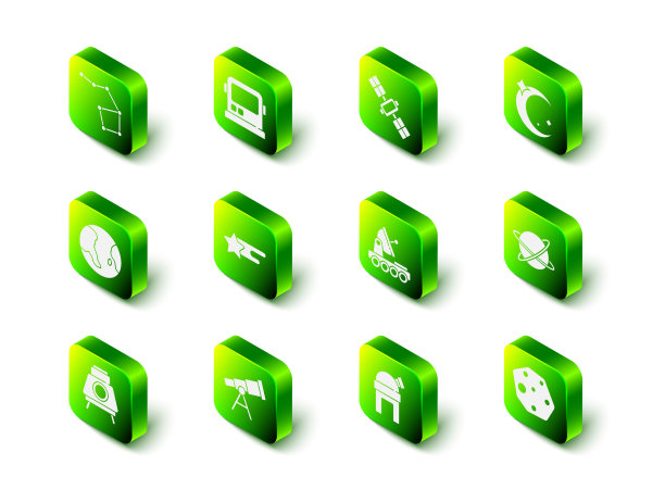 设置宇航员头盔卫星月亮和星星图片下载