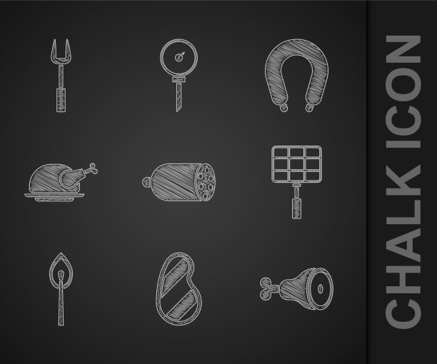 腊肠，香肠，牛排，肉，鸡腿图片下载