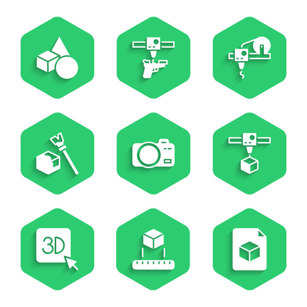 设置照片相机等距立方文件3d打印机图片下载