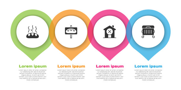 设置捐赠食物，没有房子和垃圾桶图片下载