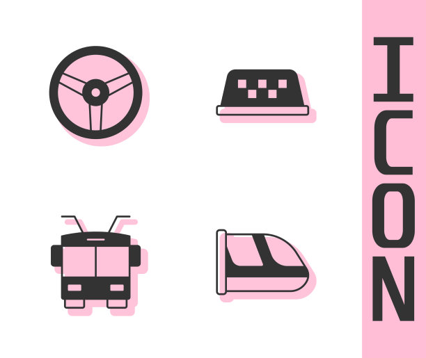 设置火车和铁路方向盘无轨电车图片下载