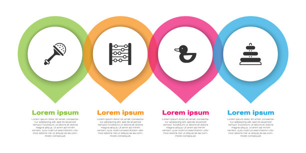 设有拨浪鼓婴儿玩具算盘橡皮鸭和图片下载