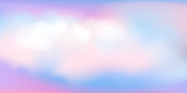 幻想天空背景与可爱的柔和的颜色图片下载