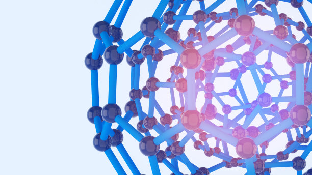 纳米技术的形状结构、纳米技术的未来、纳米技术的抽象背景图片下载