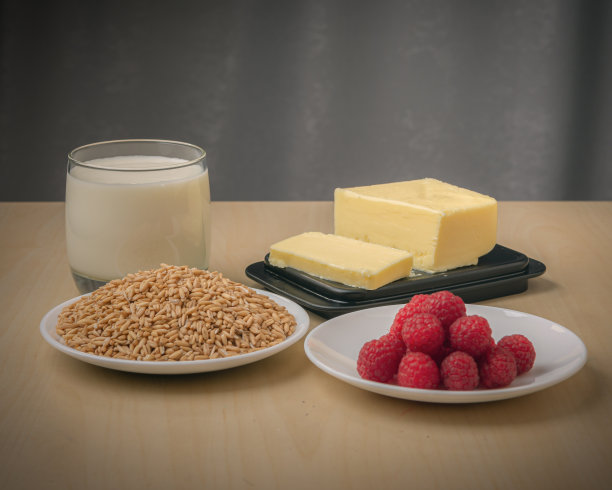 成份燕麦粥颜色静物图片下载