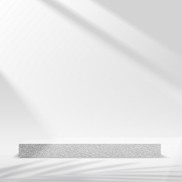 产品展示3d背景平台场景，灰色形状几何平台。矢量图图片下载