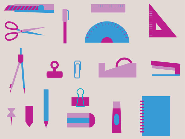 用于书写工具和办公用品的墙纸图片下载