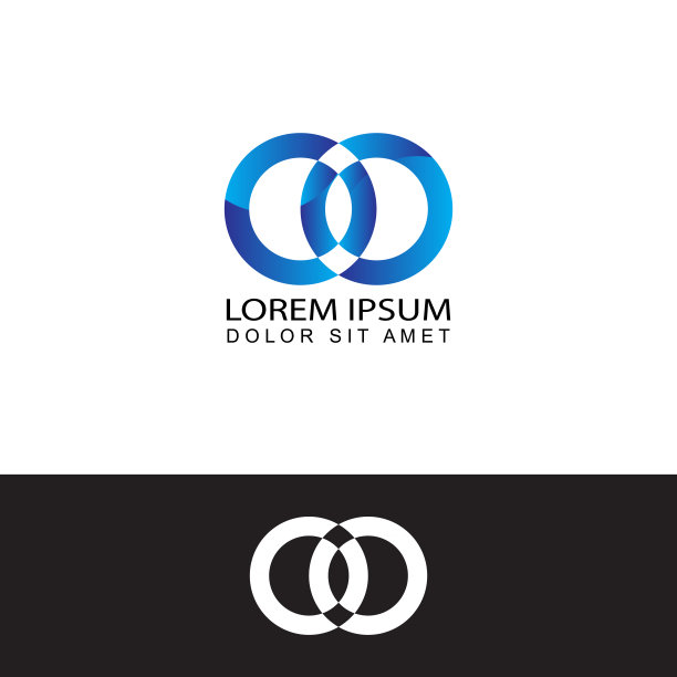 双环无限标志模板设计图片下载