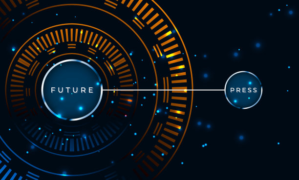 按未来-背景摘要设计电路元件技术。抽象未来主义背景，抽象艺术墙纸。图片下载