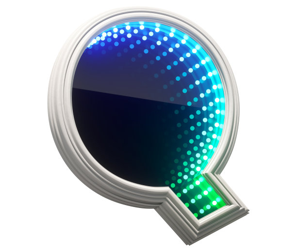 白色框架无限照明。字体。图片下载