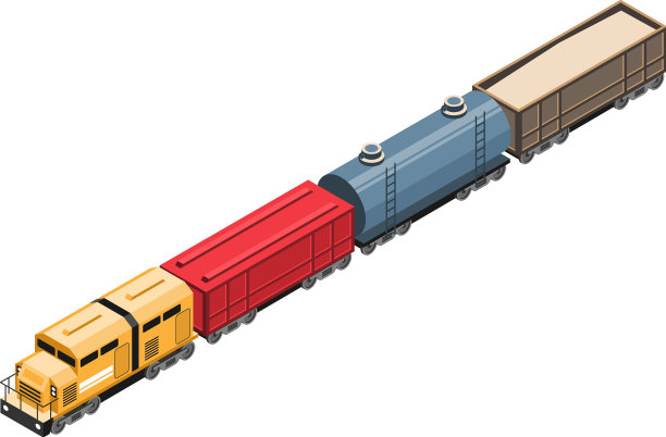 货车等距组成图片下载