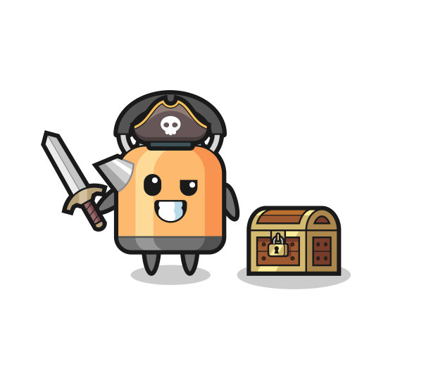 水壶海盗人物手持剑旁边图片下载