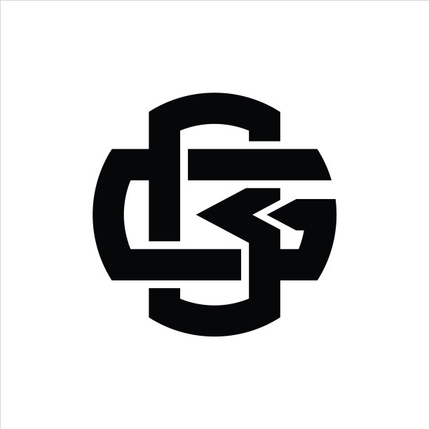 Bg徽标字母设计模板图片下载