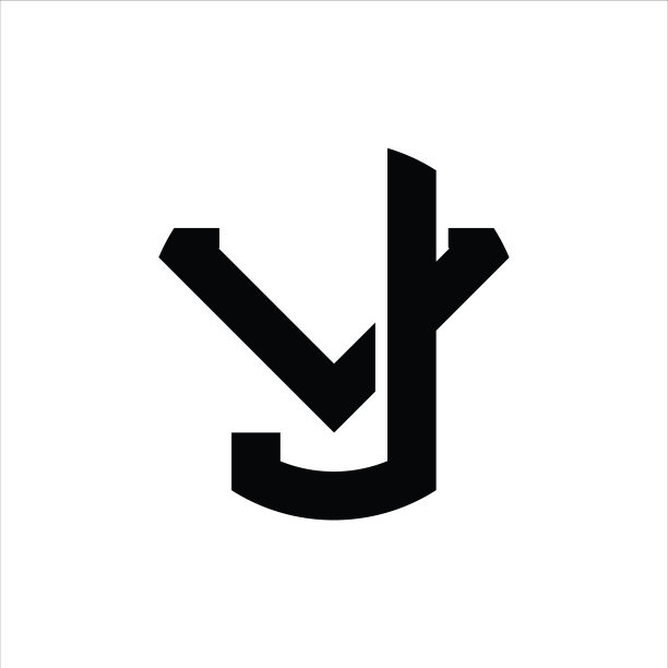 JV logo字母组合设计模板图片下载