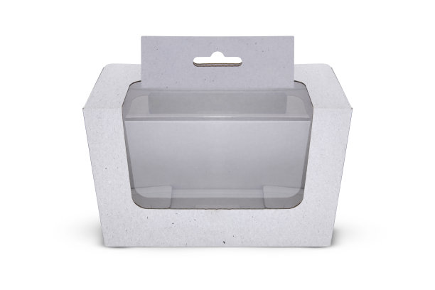 白色透明开窗的空白包装盒图片下载